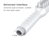 Handheld Pet Grooming Shower Sprayer - With Comb Teeth Hose & Adapters - Top-Down View