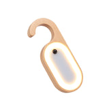 Wooden Motion Sensor LED Night Light - Doorknob Hanger & Writable Message Board