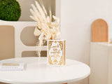 Literary Book Vase - Creative Ceramic Planter & Desk Organizer(Golden Book) - 45-Degree Angle
