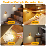 Smart Motion Sensor LED Night Light - Rechargeable & Magnetic - Side View