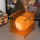 Minimalist Layered Acrylic Moon Lamp - USB Touch Dimmable (Sunset Orange Moon Lamp)