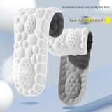 Black 5 pcs 4D Cloud Technology Shoe Inserts - High Rebound, Super Soft, Breathable, Athletic Support (size : 41-42/265mm)