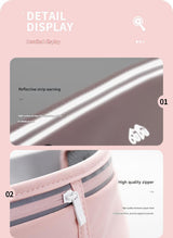 Red bean paste Adjustable Running Belt - Fits Large Phones, Reflective, Earphone Port - Front View