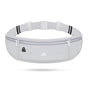Light gray Adjustable Running Belt - Fits Large Phones, Reflective, Earphone Port