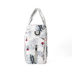 Pink Versatile Nappy Bag Tote - Lightweight Diaper Bag with Insulated Pocket & Crossbody Strap