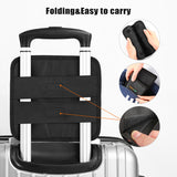2 Pcs Black Hands-Free Luggage Handle Travel Cup Holder & Organizer Pouch - Extra Image