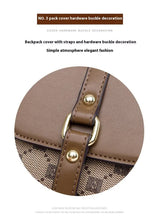 Brown and Black Chic Checkered Mini Crossbody Phone Purse - PU Leather Vertical Shoulder Bag with Headphone Port