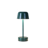 Coffee Modern Minimalist LED Table Lamp - Rechargeable Touch Control Desk Light - Side View