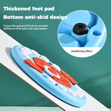 Blue Interactive Pet Puzzle Feeder Toy - Slow Eating & Mental Stimulation Game for Dogs & Cats - Close-Up Angle