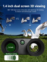 Black Professional HD Digital Night Vision Binoculars - 6X Optical Zoom, IR Illumination, Record 2.5K Video & 48MP Photos - Extra Image