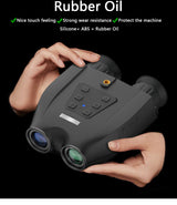 Black Professional HD Digital Night Vision Binoculars - 6X Optical Zoom, IR Illumination, Record 2.5K Video & 48MP Photos - Extra Image