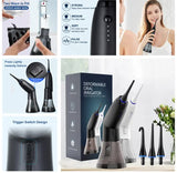 White Advanced Portable Water Flosser - Rechargeable Oral Irrigator, IPX7 Waterproof, 4 Cleaning Modes for Deep Dental Care - Extra Image