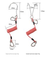 Red Pro 316 Stainless Steel Diving Reef Hook - Single, Double Combo Pack - Current Hook with Coiled Safety Lanyard - Extra Image