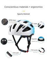 Black Ultra-Light Adult Cycling Helmet - CE & CPSC Certified, In-Mold Safety for Road & Mountain Biking - Top-Down View