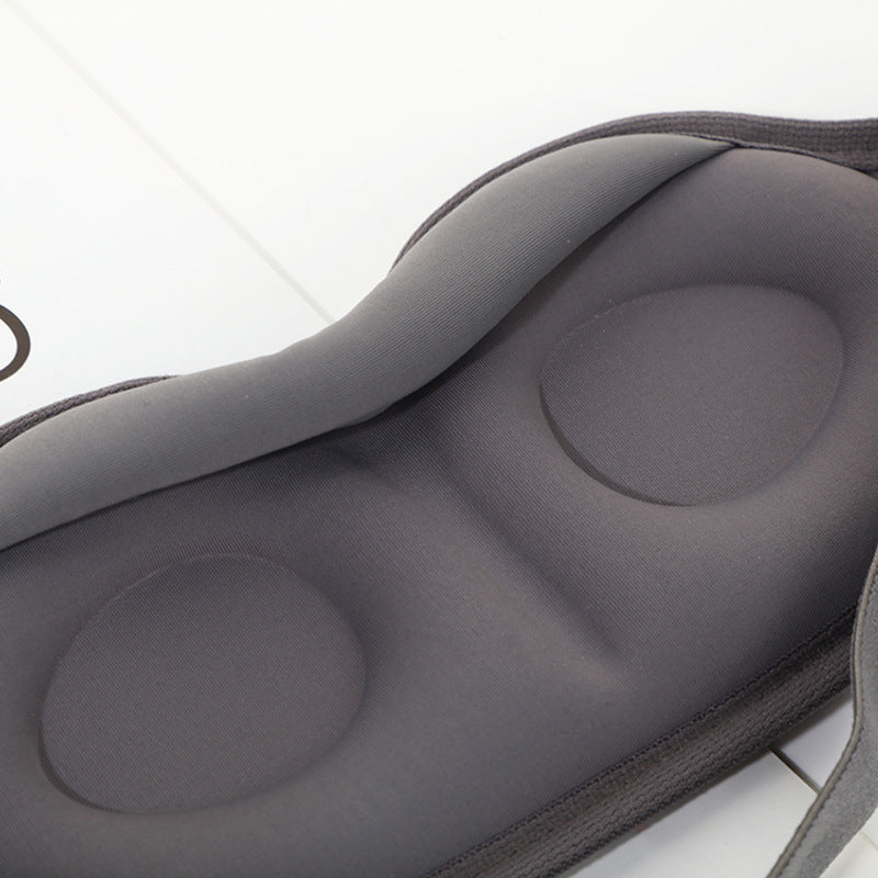 2 Pcs Green 3D Contoured Eye Mask - Total Blackout, Pressure-Free Memory Foam, Skin-Friendly & Breathable for Deep Rest
