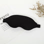 2 Pcs Black 3D Contoured Eye Mask - Total Blackout, Pressure-Free Memory Foam, Skin-Friendly & Breathable for Deep Rest