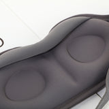 2 Pcs Black 3D Contoured Eye Mask - Total Blackout, Pressure-Free Memory Foam, Skin-Friendly & Breathable for Deep Rest - Top-Down View
