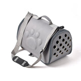 Grey Stylish EVA Pet Carrier Bag - Lightweight Portable & Breathable Travel Crate for Small Dogs & Cats