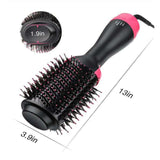 Pink And Grey One-Step Hair Dryer & Volumizer Hot Air Brush - Salon Styler for Drying, Smoothing & Volume