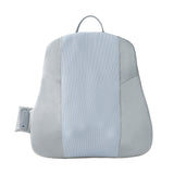 Grey Slim Wireless Shiatsu Back Massager Cushion - Rechargeable Heated Massage Pad for Full Back Relief