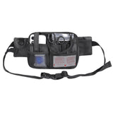 Grey Nurse Utility Belt Bag - Multi-Pocket Medical Organizer Waist Pack for Tools & Essentials - Side View