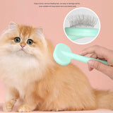 Blue Complete 5-in-1 Pet Grooming Care Kit - Professional Deshedding Brushes, Combs & Nail Clippers Set for Dogs & Cats - Top-Down View