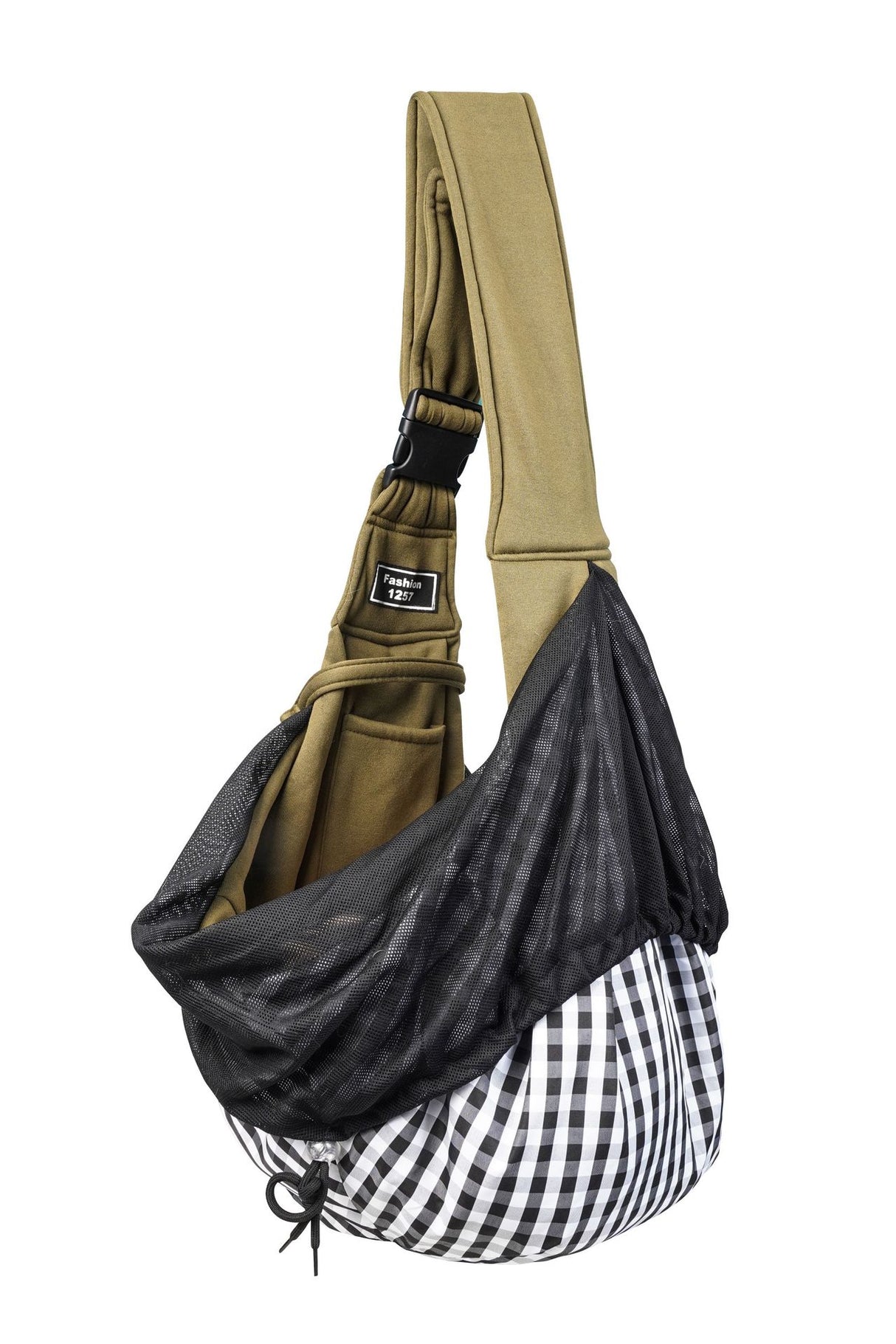 Pink Breathable Pet Sling Carrier for Small Dogs & Cats - Adjustable Hands-Free Travel Pouch with Safety Leash & Pocket