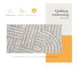 Grey Chic Geometric Jacquard Cushion Covers with Tassels - Set of 2, Plush Blend for Sofa & Bed Decor (45x45cm, Insert Not Included) - Rear View