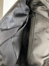 Size S Black Stylish Waterproof Nylon Backpack - Lightweight, Multi-Pocket for Travel, Commute & Daily Use - Top-Down View
