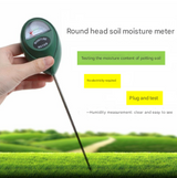 2 Pcs Green Soil Moisture Meter - Accurate Plant Water Monitor for Garden & Potted Plants, No Batteries Needed - Front View