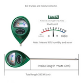 2 Pcs Green Soil Moisture Meter - Accurate Plant Water Monitor for Garden & Potted Plants, No Batteries Needed - Top-Down View