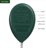 2 Pcs Green Soil Moisture Meter - Accurate Plant Water Monitor for Garden & Potted Plants, No Batteries Needed - Close-Up Angle