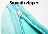 Dark Blue 2-in-1 Plush Travel Blanket & Pillow Set - Soft Flannel with Luggage Strap & Carabiner (50x60in) - 45-Degree Angle