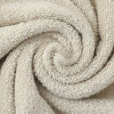 Grey 4-Pack Elegant Glod Floral Embroidered Cotton Hand Towels - Ultra Soft & Absorbent - Rear View