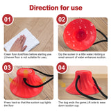 Yellow Interactive Dog Suction Cup Tug Toy - Durable TPR Chew & Treat Dispenser for Teeth Cleaning & Solo Play - Extra Image