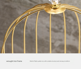 Gold and Black Elegant 2-Tier Gold Birdcage Cosmetic Organizer - Wrought Iron Countertop Storage Rack for Skincare, Makeup & Jewelry - Top-Down View