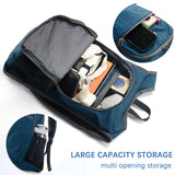 Black Ultra Lightweight Packable Backpack - Foldable Daypack for Hiking & Travel - Side View