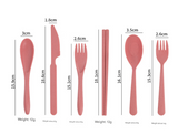 Green Durable Eco-Friendly Wheat Straw Dinnerware Set - 24 Pieces with Plates, Bowls, Cups & Cutlery