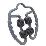 Grey Set of 2 Foam Roller Ring Leg Massagers - Muscle Relief & Circulation Tool