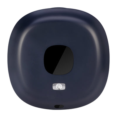 Dark Blue Wall-Mounted No-Drill Automatic Foam Soap Dispenser - Infrared Sensor for Bathroom, 145x145x48mm