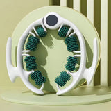 Green 360 Degree Clamp Leg Roller Massager - Deep Tissue Relief for Thighs, Calves & Arms