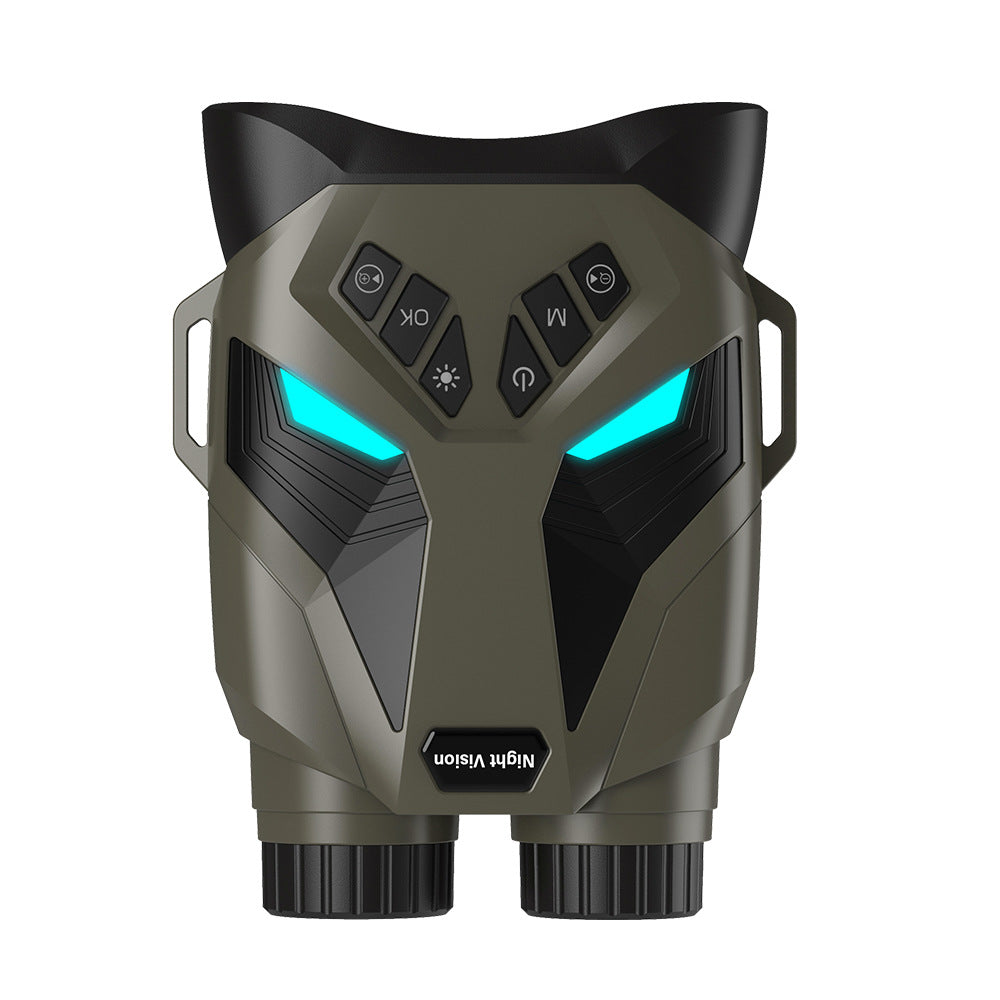 Green 4K Portable Digital Night Vision Binoculars - HD Photo & Video Infrared Scope