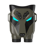 Green 4K Portable Digital Night Vision Binoculars - HD Photo & Video Infrared Scope