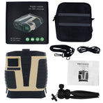 Beige HD Digital Night Vision Binoculars - High Magnification Infrared Scope with Color Night View