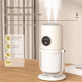 White + Base ortable Desktop Dual-Spray Humidifier with Air Purification for Office and Bedroom - Front View