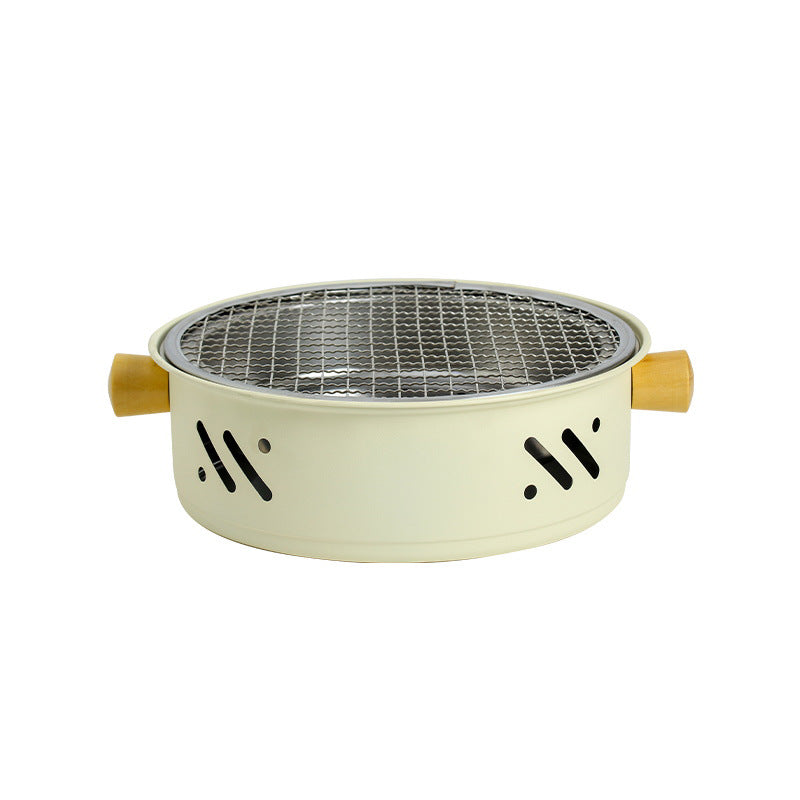 Portable 28cm Stainless Steel Barbecue and Tea Furnace