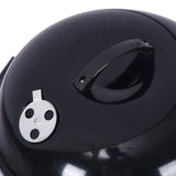 Outdoor Folding Apple-Shaped Stainless Steel Charcoal Barbecue Grill - 41cm Grill Net
