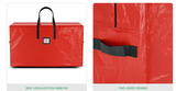 Red 165*38*76CM Durable Dustproof Christmas Tree Storage Bag - Side View