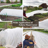 2-Piece Premium Nonwoven Plant Frost Cover - 3x9m - Front View