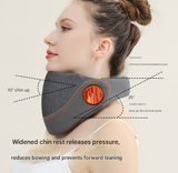 APP Intelligent Voice Grey Multi-Mode Cervical Traction Neck Massager with Heat Therapy - Front View